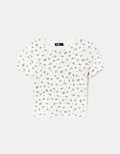 T-shirt basique court à fleurs^Tally Weijl Best