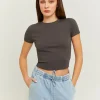 T-shirt basique court^Tally Weijl Fashion