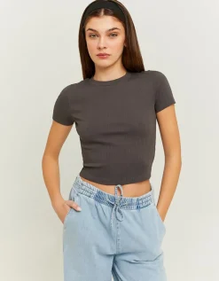 T-shirt basique court^Tally Weijl Fashion