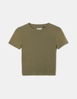 T-shirt basique côtelé^Tally Weijl Hot
