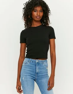 T-shirt basique côtelé^Tally Weijl Hot