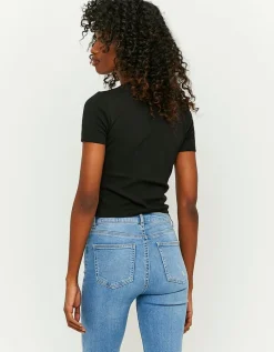 T-shirt basique côtelé^Tally Weijl Hot