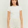 T-shirt basique côtelé^Tally Weijl Clearance