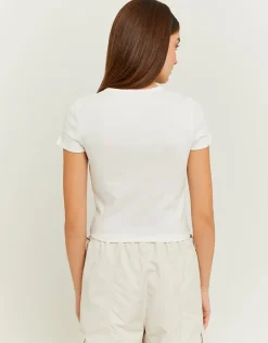 T-shirt basique côtelé^Tally Weijl Clearance