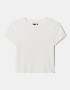 T-shirt basique côtelé^Tally Weijl Clearance