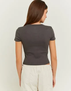 T-shirt basique côtelé^Tally Weijl Best