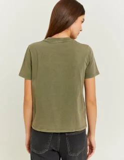 T-shirt basique effet délavé acide gris^Tally Weijl Outlet