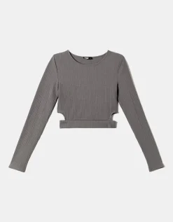 T-shirt basique avec découpes latérales^Tally Weijl Clearance
