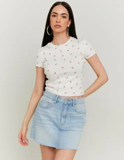 T-Shirt Basique Imprimé Floral^Tally Weijl Sale