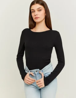 T-shirt basique pointelle^Tally Weijl Outlet