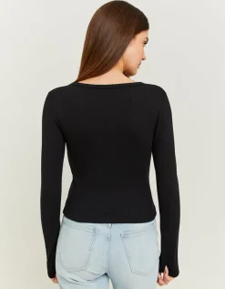 T-shirt basique pointelle^Tally Weijl Outlet