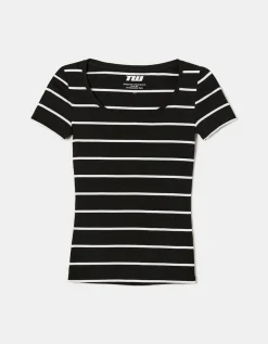 T-Shirt basique vert^Tally Weijl Hot