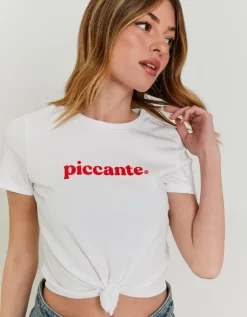 T-Shirt à Nouer avec Imprimé^Tally Weijl Clearance