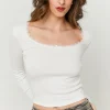 T-Shirt avec Détail Dentelle^Tally Weijl Clearance