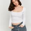 T-Shirt Basique avec Boutons^Tally Weijl Hot
