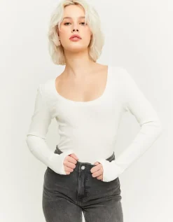 T-Shirt Basique Côtelé^Tally Weijl Outlet