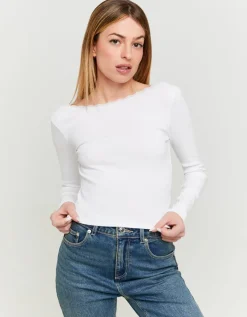 T-Shirt Dos Nu avec Ourlets en Dentelle^Tally Weijl Online