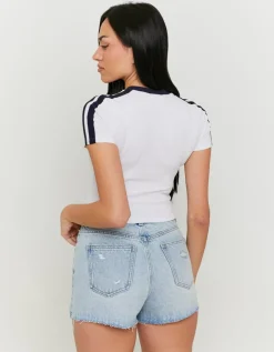 T-Shirt Blanc Imprimé^Tally Weijl Clearance