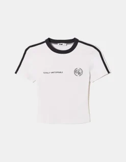 T-Shirt Blanc Imprimé^Tally Weijl Clearance