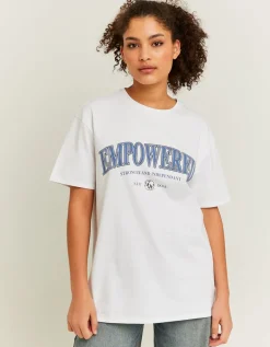 T-shirt imprimé ample et strass^Tally Weijl Fashion