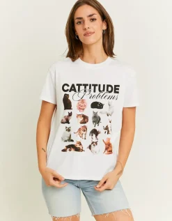 T-Shirt Imprimé Chat^Tally Weijl Best