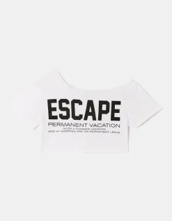 T-Shirt Imprimé Épaules Dénudées^Tally Weijl Discount