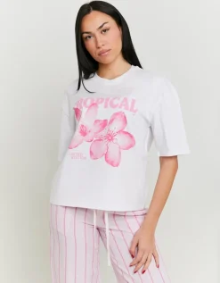 T-Shirt Oversize avec Imprimé^Tally Weijl Discount