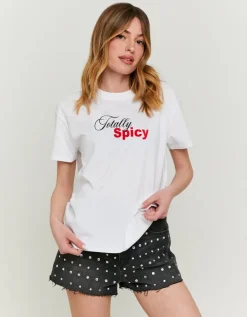 T-Shirt Oversize avec Imprimé^Tally Weijl Clearance