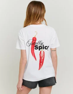 T-Shirt Oversize avec Imprimé^Tally Weijl Clearance