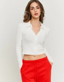 T-Shirt Zippé Col Polo^Tally Weijl Outlet
