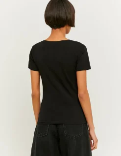 T-shirt Col V Basique^Tally Weijl Hot