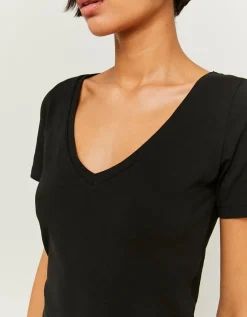 T-shirt Col V Basique^Tally Weijl Hot