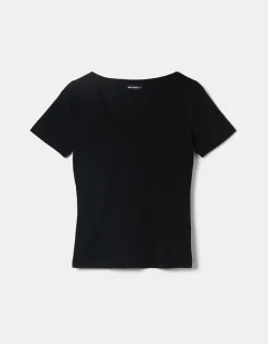 T-shirt Col V Basique^Tally Weijl Hot