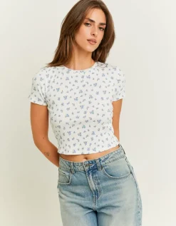 T-Shirt Court Basique Imprimé Floral^Tally Weijl Outlet