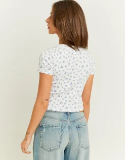 T-Shirt Court Basique Imprimé Floral^Tally Weijl Outlet