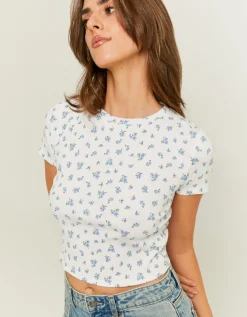 T-Shirt Court Basique Imprimé Floral^Tally Weijl Outlet