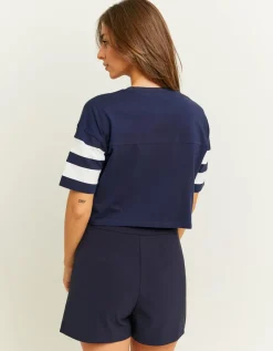 T-Shirt Court Style Universitaire^Tally Weijl Clearance
