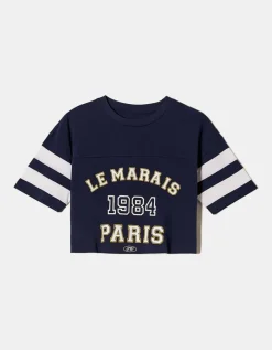 T-Shirt Court Style Universitaire^Tally Weijl Clearance