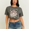 T-Shirt Court Imprimé Acid Wash^Tally Weijl Fashion