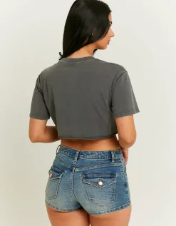 T-Shirt Court Imprimé Acid Wash^Tally Weijl Fashion