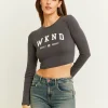 T-SHIRT COURT IMPRIMÉ BLANC^Tally Weijl Sale