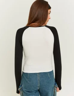 T-shirt court imprimé blanc^Tally Weijl Discount