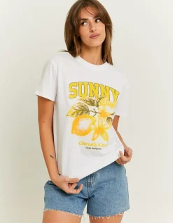 T-Shirt Court Oversize Imprimé^Tally Weijl Online