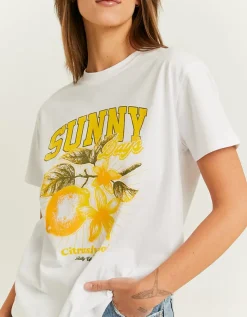 T-Shirt Court Oversize Imprimé^Tally Weijl Online
