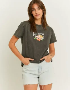 T-Shirt Court Oversize Imprimé^Tally Weijl Discount