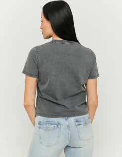 T-Shirt Baisuqe Délavé à l'Acide^Tally Weijl Sale