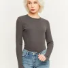 T-Shirt Basique à Manches Longues^Tally Weijl Discount
