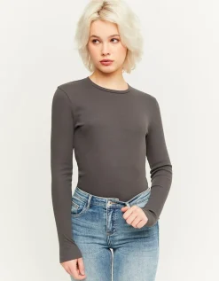 T-Shirt Basique à Manches Longues^Tally Weijl Discount