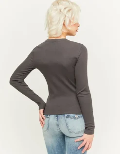 T-Shirt Basique à Manches Longues^Tally Weijl Discount