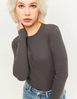 T-Shirt Basique à Manches Longues^Tally Weijl Discount